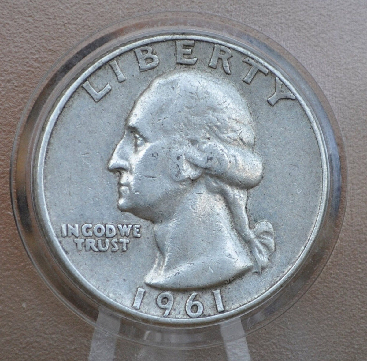 1961 Washington Silver Quarters P&D Mints - 1961 Silver Quarter - Philadelphia and Denver Mints - 1961-D Quarter Silver 1961P Quarter