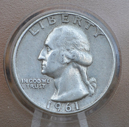 1961 Washington Silver Quarters P&D Mints - 1961 Silver Quarter - Philadelphia and Denver Mints - 1961-D Quarter Silver 1961P Quarter