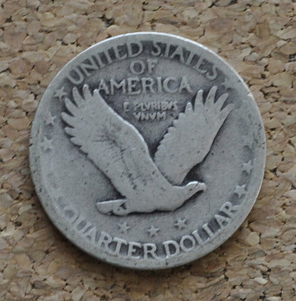 Standing Liberty Silver Quarter - 1920&#39;s or 1930 - Silver Coin
