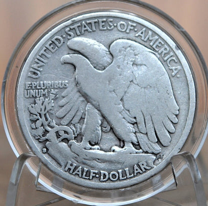 1929-S Walking Liberty Silver Half Dollar - VG-F (Very Good to Fine) - 1929S Half Dollar / 1929 S WLH - Better Date