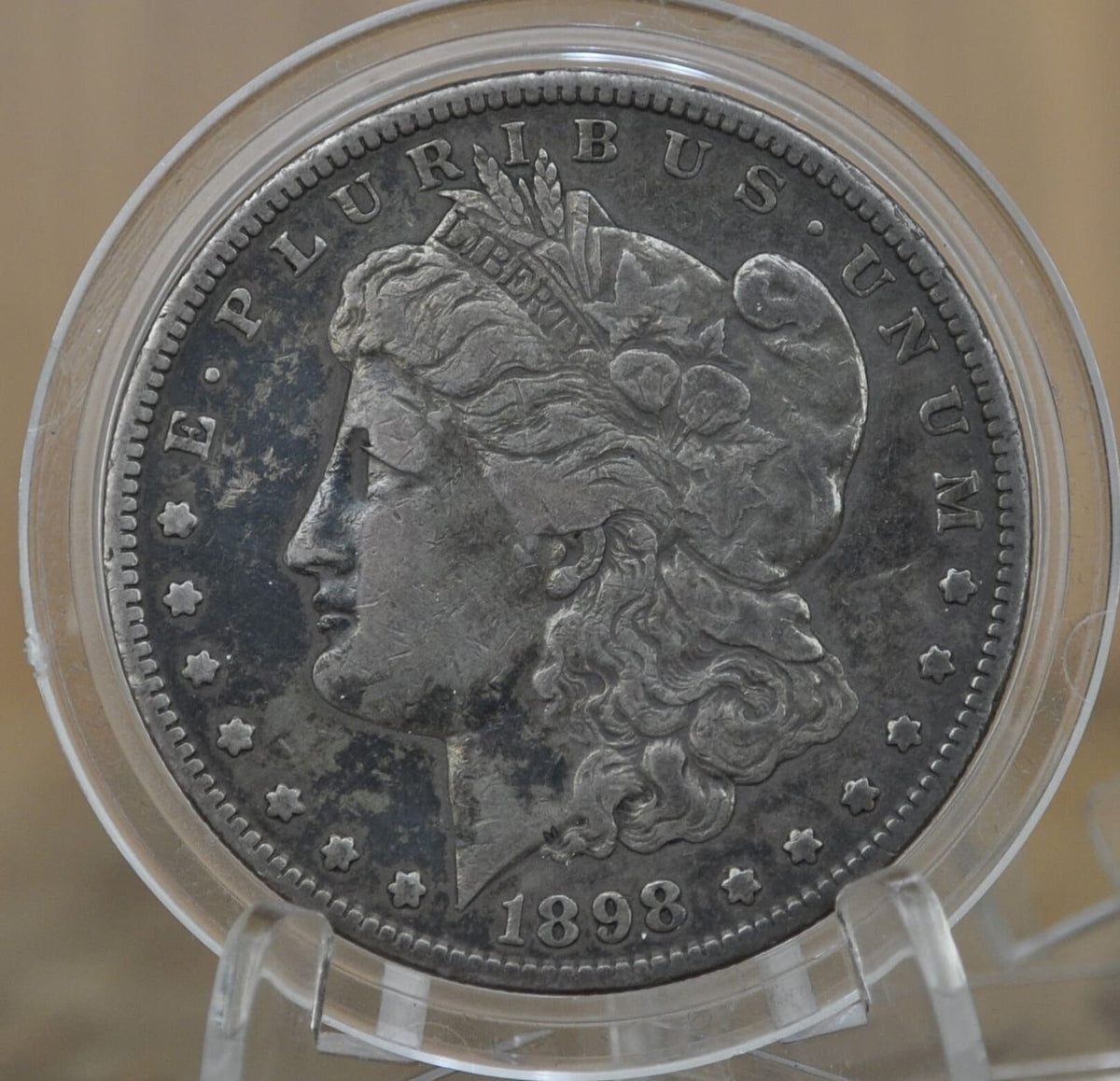 1898-S Morgan Silver Dollar - Choose by Grade / Condition - Great Date - 1898 S Morgan Dollar - San Francisco Mint