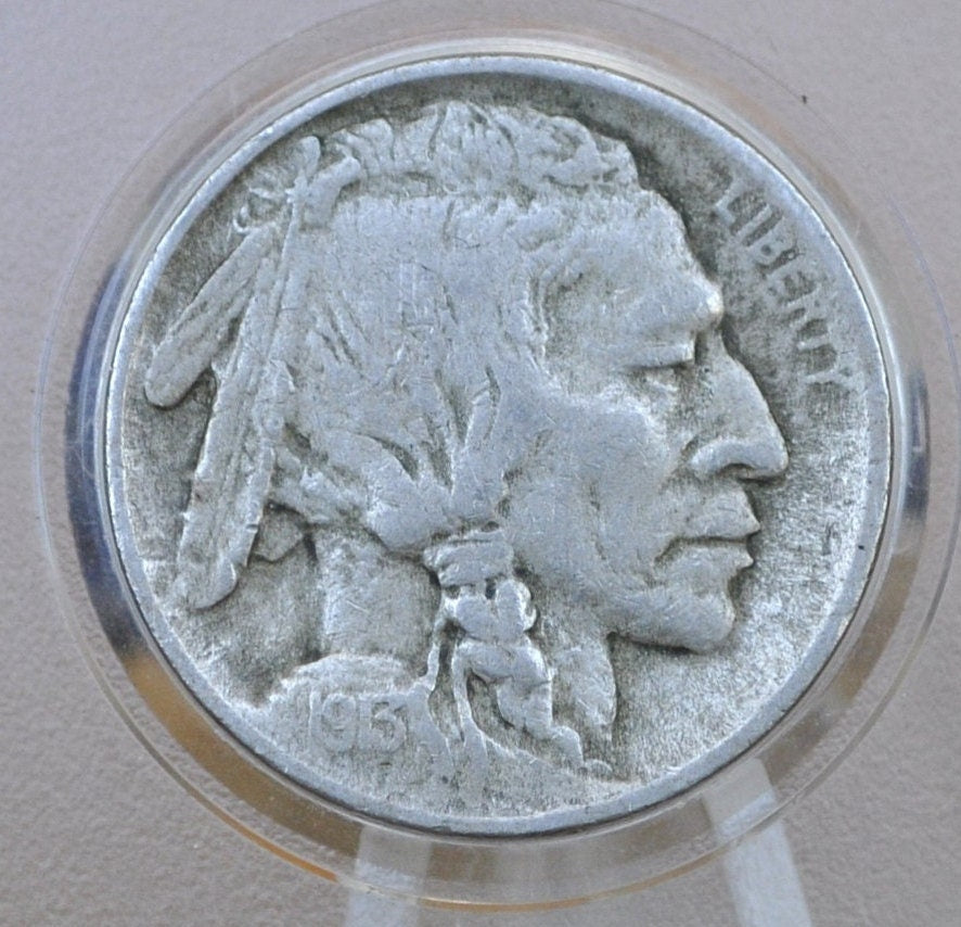 1913 Buffalo Nickel Type 2 - Choose by Grade - First Year Made - Indian Head Nickel 1913 Nickel Type Two