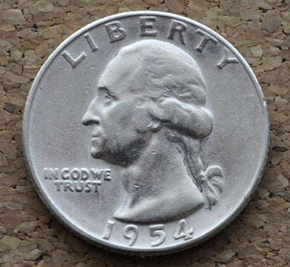 1954 P,D,S Washington Silver Quarter - Choose by Grade & Mint - San Francisco Mint - 1954 S Washington 1954S Quarter 1954 D, 1954 P Quarter
