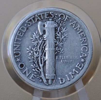 1916-S Mercury Silver Dime - Choose by Grade - San Francisco Mint - 1916 S Winged Liberty Head Silver Dime Mercury 1916S