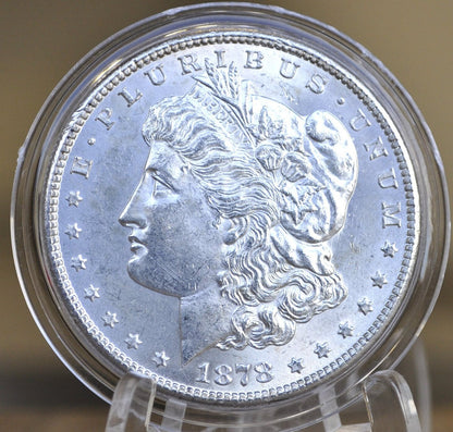 1878 Morgan Silver Dollar - Seven Feathers - Choose by Grade - 1878 Seven Feathers - 7 Feather Design 1878 P Morgan Silver