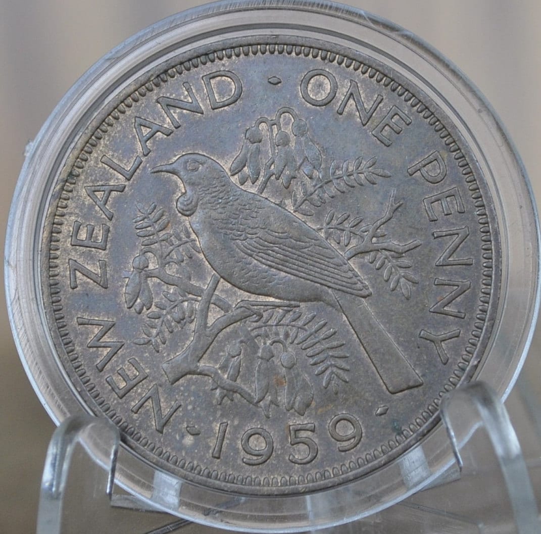 1940s-1960s New Zealand Pennies - Choose by Date - Great Condition / Detail - King George - Collectible New Zealand Coins - Great Design