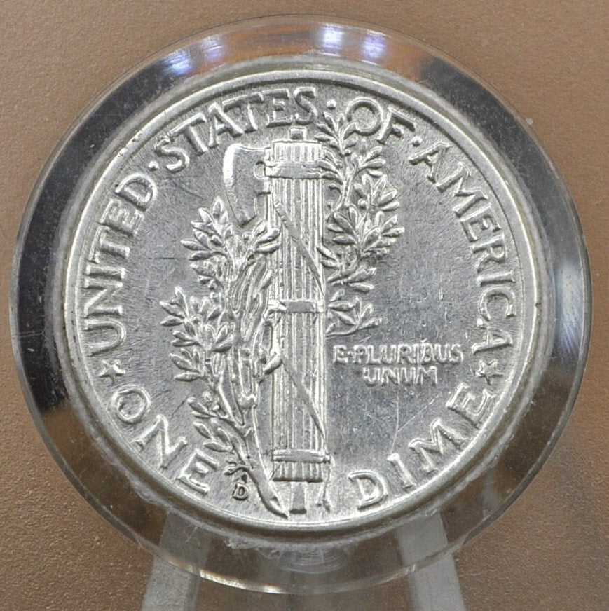 1945 Mercury Silver Dimes, P,D,S - Choose by Mint & Grade - 1945 D Winged Liberty Head Silver Dime 1945 S Dime 1945