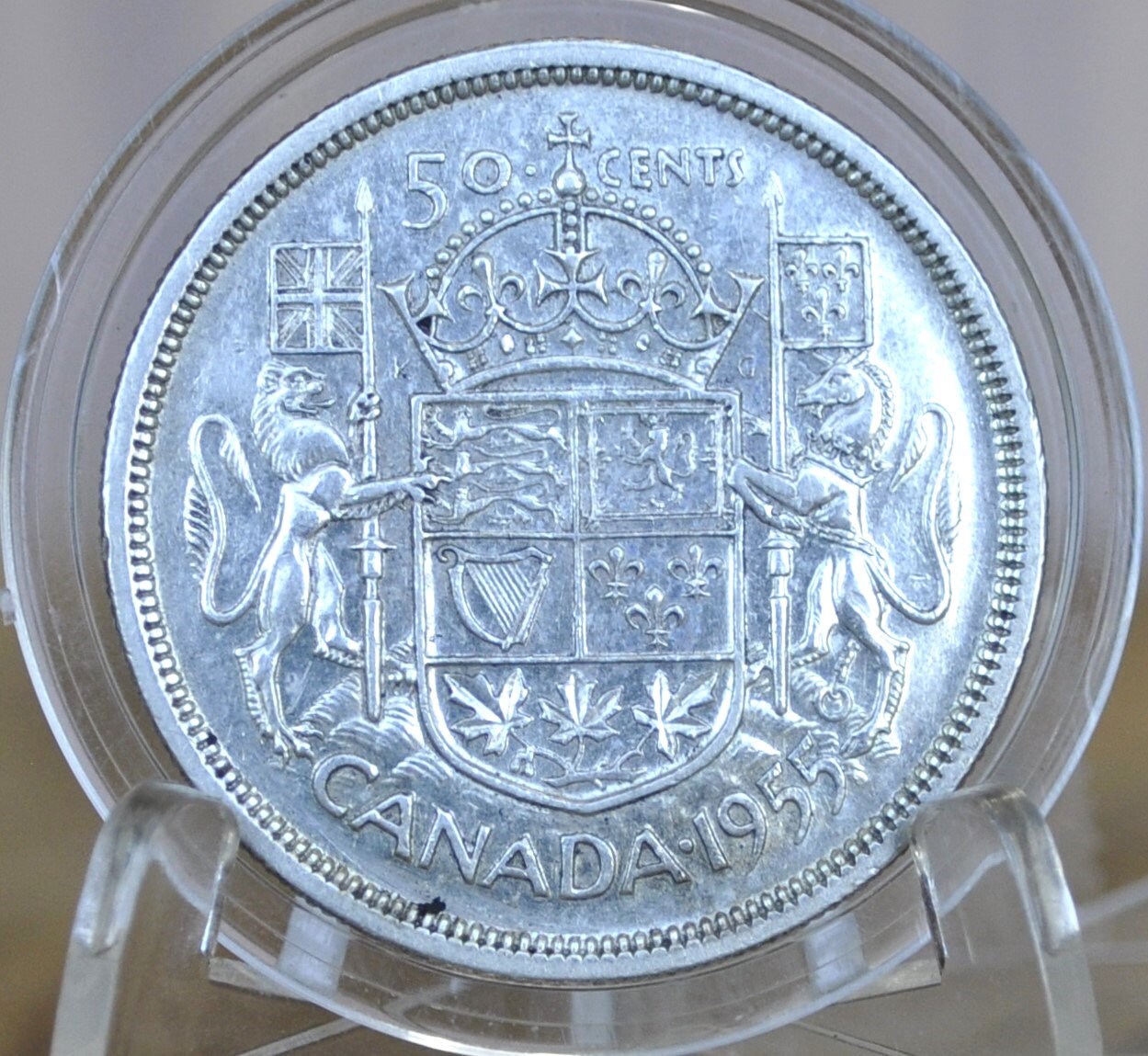 1940-1958 Canadian Silver Half Dollars - XF-AU (Extremely Fine to About Unc.) - 80% Silver - 50 Cent Silver Canada Fifty Cents Canadian