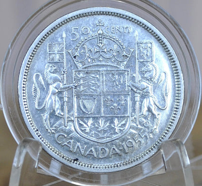 1940-1959 Canadian Silver Half Dollars - XF-BU (Extremely Fine to Unc.) - 80% Silver - 50 Cent Silver Canada Fifty Cents Canadian