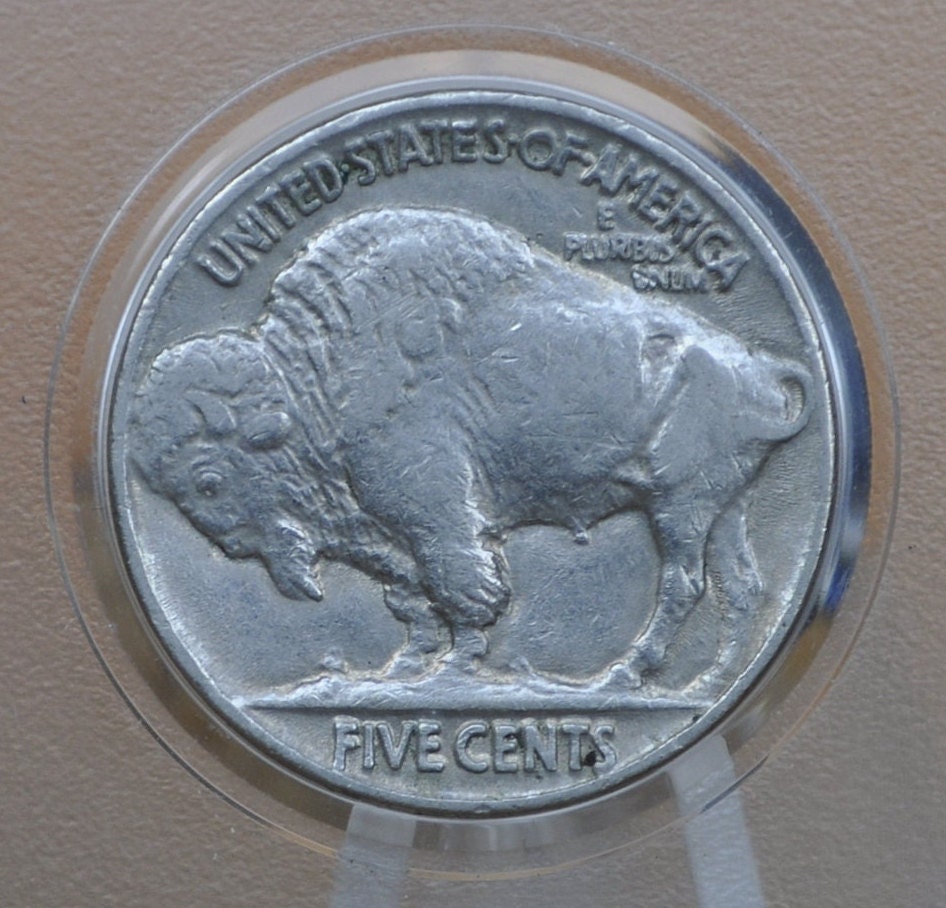 1916 Buffalo Nickel - G-F (Good to Very Fine) Grade; Choose By Grade - 1916 P Buffalo Nickel 1916 Nickel No Mint - Vintage US Coin