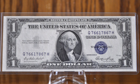 1935 Silver Certificates Blue Seal - Choose by Grade - 1935 Series Blue Seal Silver Cert 1935 - Fr#1607 - Fr#1618