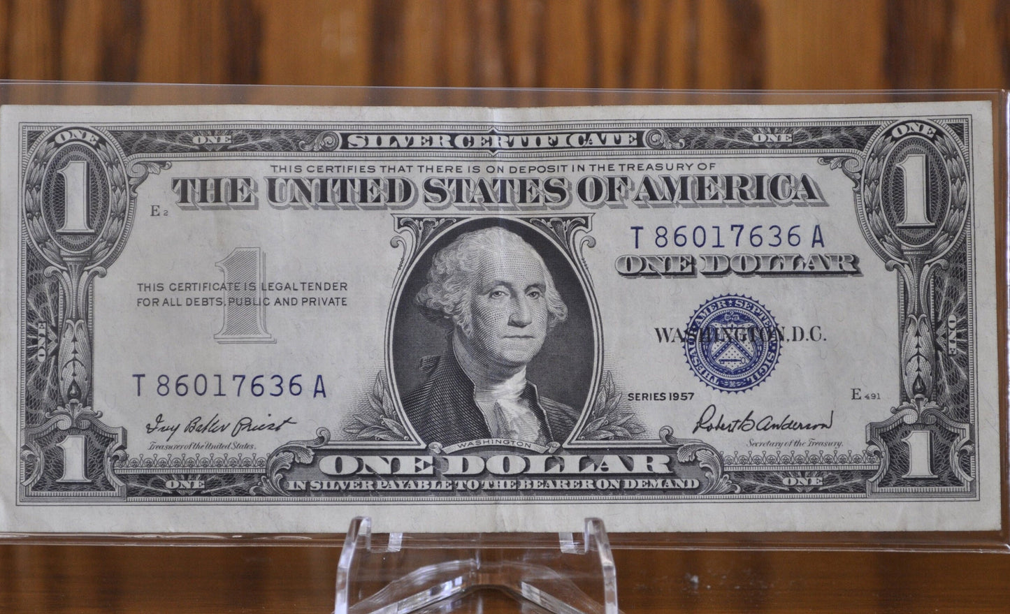 1957 Silver Certificate - Choose by Grade / Condition - 1 Dollar Silver Certificates 1957 Blue Seal Certs
