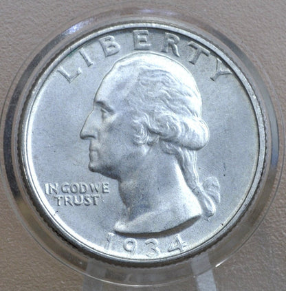 1934 Washington Silver Quarter - Choose by Grade - 1934 P Washington Quarter 1934 Silver Quarter 1934