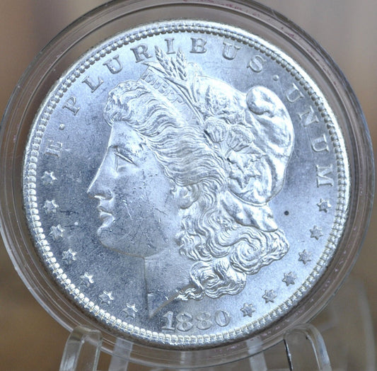 1880 Morgan Silver Dollar - Choose by Grade / Condition - Philadelphia Mint - 1880 No Mint Mark Silver Dollar 1880