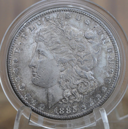 1885-S Morgan Silver Dollar - MS61 (Uncirculated) Grade / Condition, Toned - 1885 S Morgan Dollar Silver Dollar 1885S - Low Mintage Date
