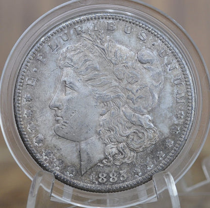 1885-S Morgan Silver Dollar - MS61 (Uncirculated) Grade / Condition, Toned - 1885 S Morgan Dollar Silver Dollar 1885S - Low Mintage Date