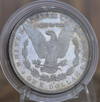 1885-S Morgan Silver Dollar - MS61 (Uncirculated) Grade / Condition, Toned - 1885 S Morgan Dollar Silver Dollar 1885S - Low Mintage Date