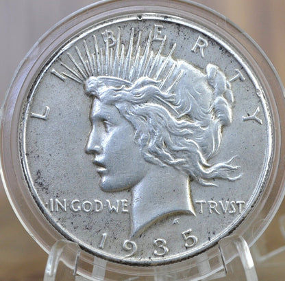 1935 Peace Silver Dollar - Choose by Grade - Philadelphia Mint - 1935 P Peace Dollar -Last Year Produced- 1935P Silver Dollar 1935