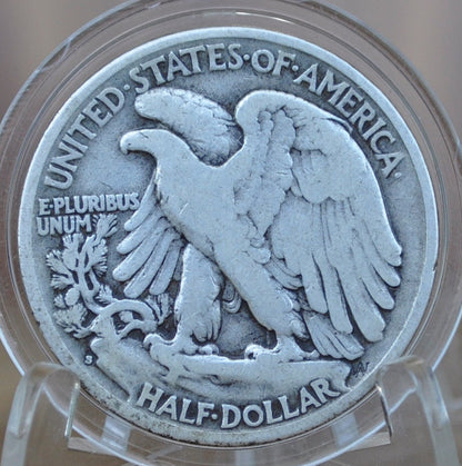 1939-S Walking Liberty Silver Half Dollar - Choose by Grade / Condition - San Francisco Mint- 1939S Half Dollar 1939 S Silver Wlh 1939 S