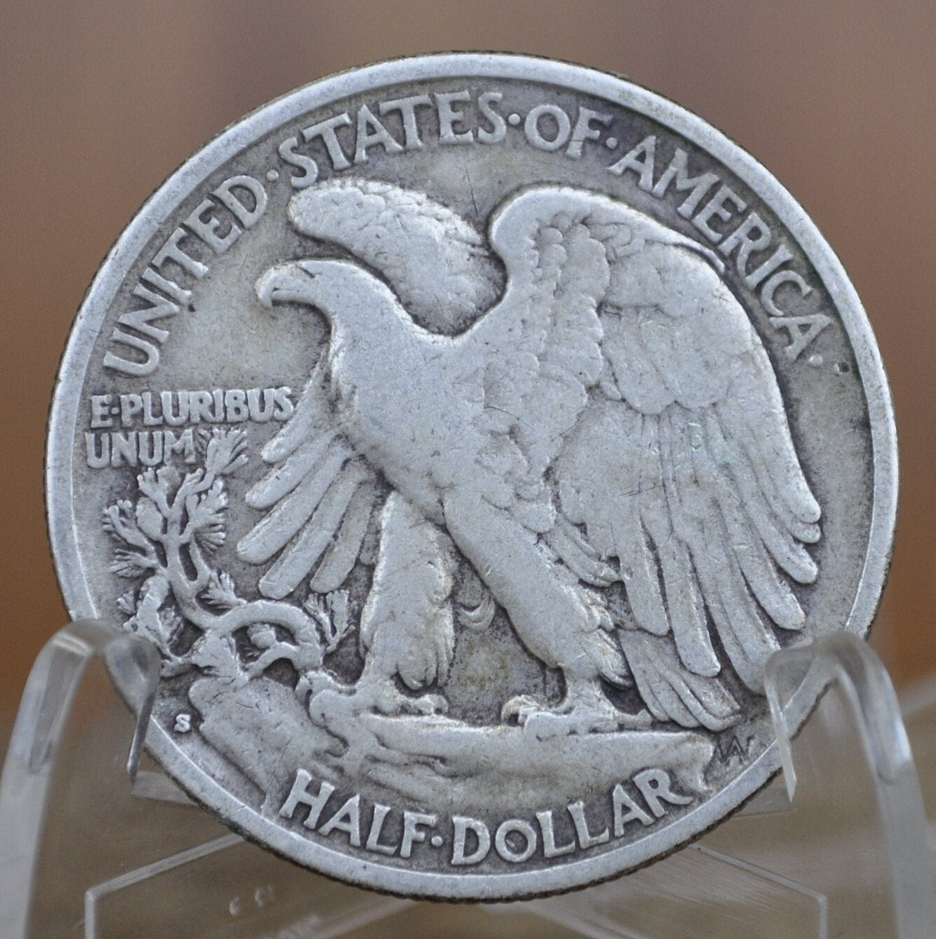 1939-S Walking Liberty Silver Half Dollar - VG-F (Very Good to Fine) Grade -San Francisco Mint- 1939S Half Dollar 1939 S Silver WLH 1939 S