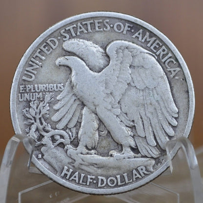 1939-S Walking Liberty Silver Half Dollar - Choose by Grade / Condition - San Francisco Mint- 1939S Half Dollar 1939 S Silver Wlh 1939 S