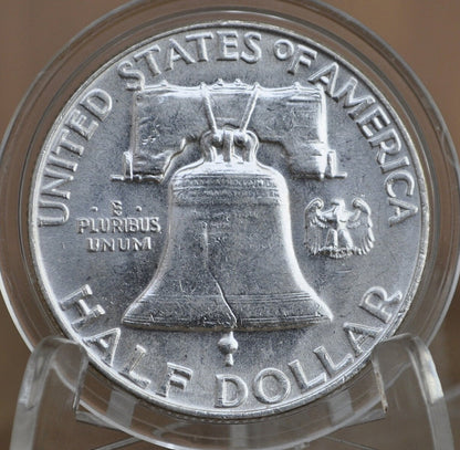 1952 Franklin Silver Half Dollar - Philadelphia Mint - Silver Half Dollar - 1952-P Benjamin Franklin Half Dollar - 1952 P Franklin Half