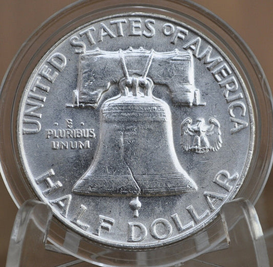 1952 Franklin Silver Half Dollar - Philadelphia Mint - Silver Half Dollar - 1952-P Benjamin Franklin Half Dollar - 1952 P Franklin Half