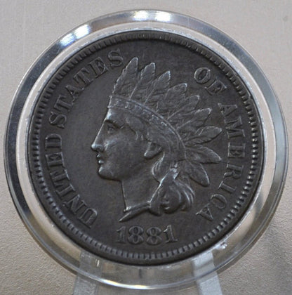 1881 Indian Head Penny - Choose by Grade / Condition - Great Date - Great Detail - 1881 Indian Cent