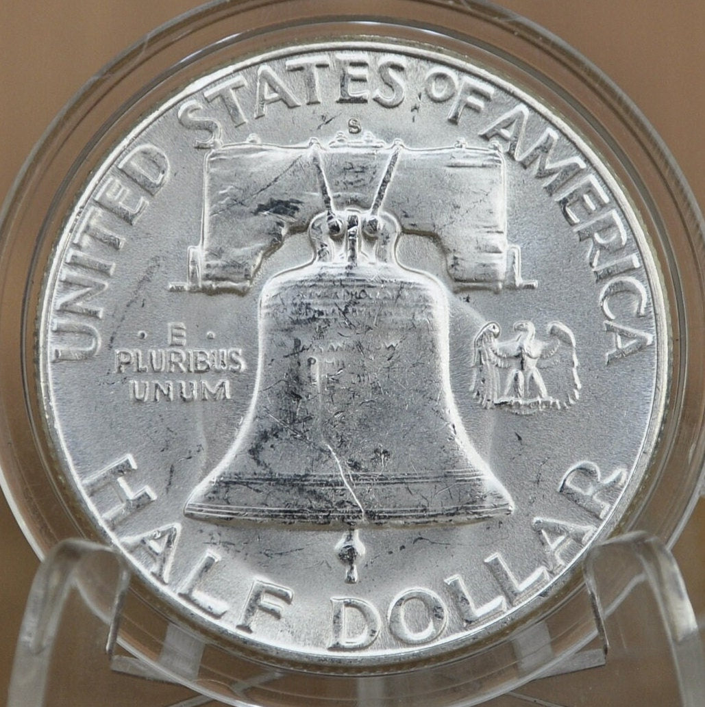 1951 P,D,S Franklin Silver Half Dollar - Choose By Grade & Mint! - 1951 S Franklin Half Dollar 1951 D Half Dollar 1951P Half 1951S