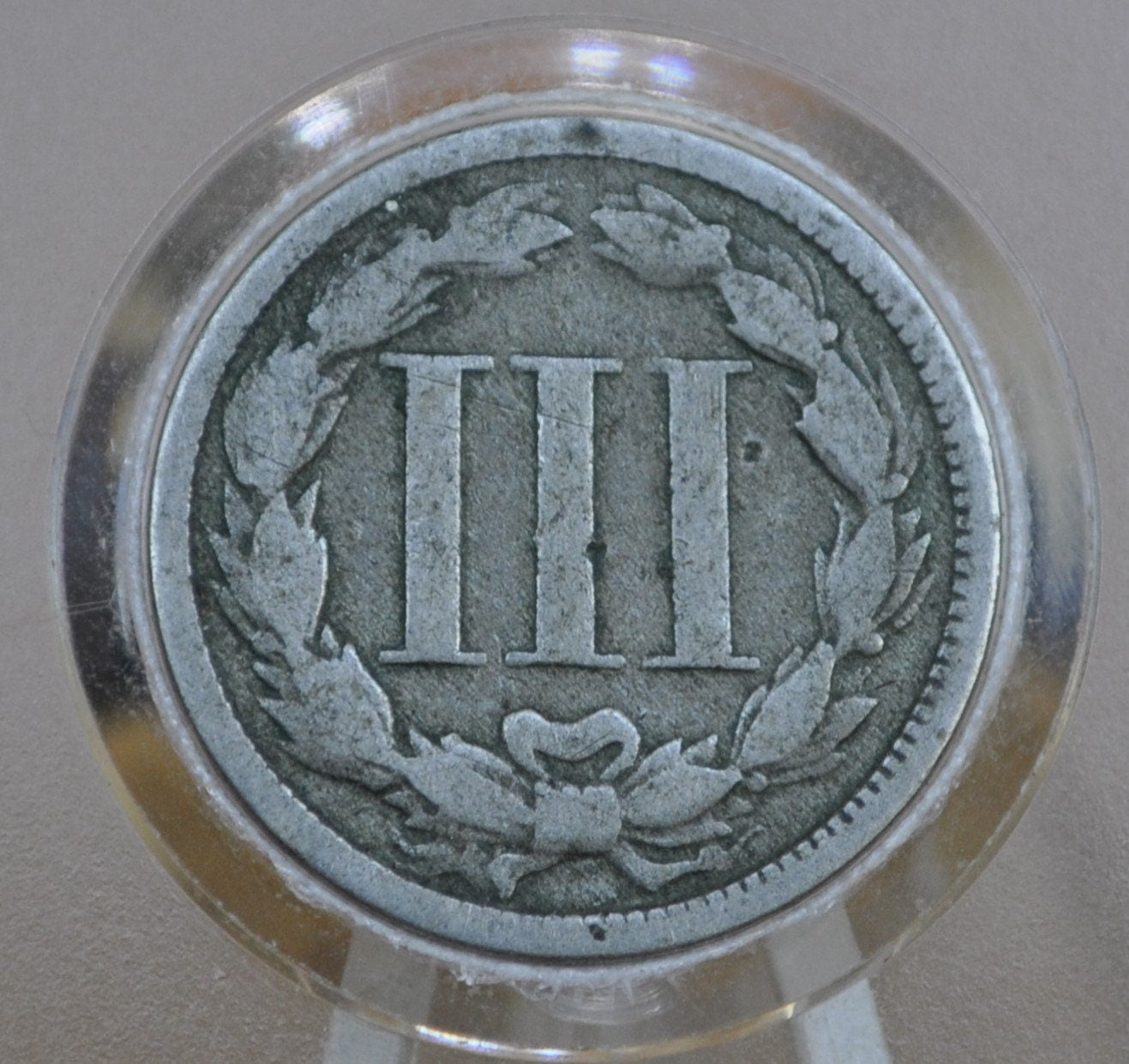 1870 Three Cent Nickel US Coin - Choose by Grade / Condition - Civil War Era - 3 Cent Nickel 1870