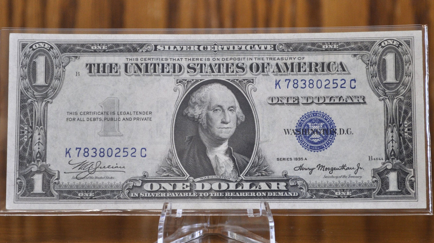 1935 Silver Certificates Blue Seal - Choose by Grade - 1935 Series Blue Seal Silver Cert 1935 - Fr#1607 - Fr#1618