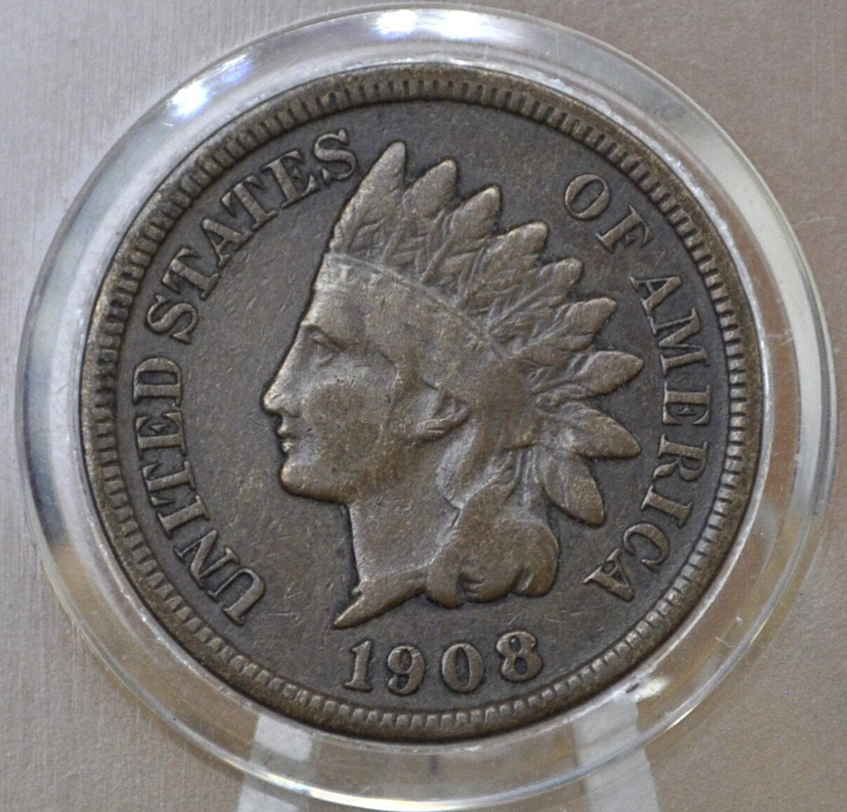 1908-S Indian Head Penny - Choose by Grade - Rare, Key Date - 1908 S US One Penny - 1908 S Indian Head Cent 1908 S