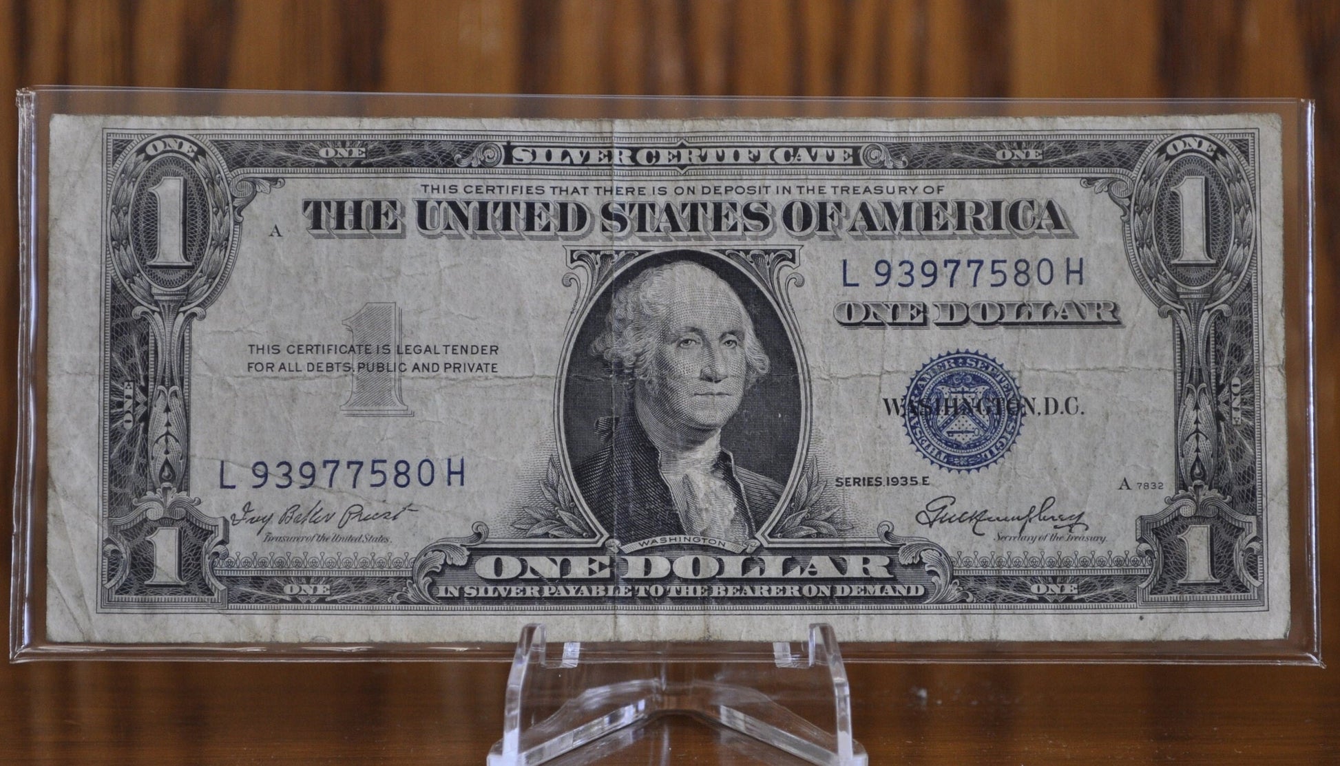 1935 Silver Certificates Blue Seal - Choose by Grade - 1935 Series Blue Seal Silver Cert 1935 - Fr#1607 - Fr#1618