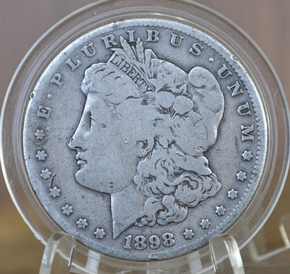 1898-S Morgan Silver Dollar - Choose by Grade / Condition - Great Date - 1898 S Morgan Dollar - San Francisco Mint
