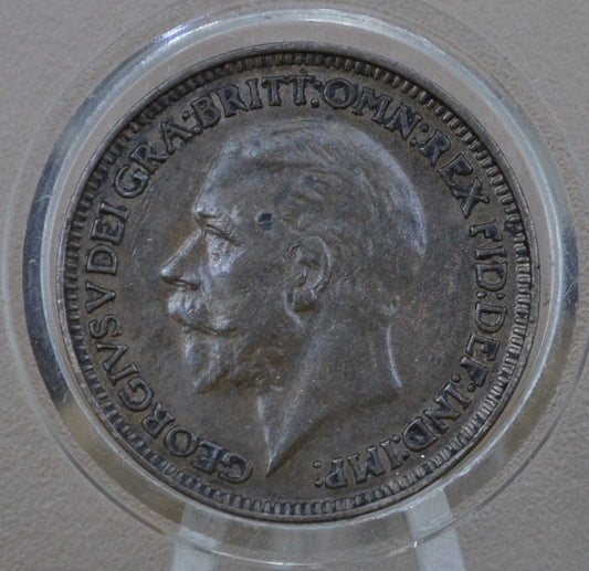 1920's One Farthing Great Britain - Great grade / condition - UK 1 Farthing 1920 to 1928 - King George V - British Farthing