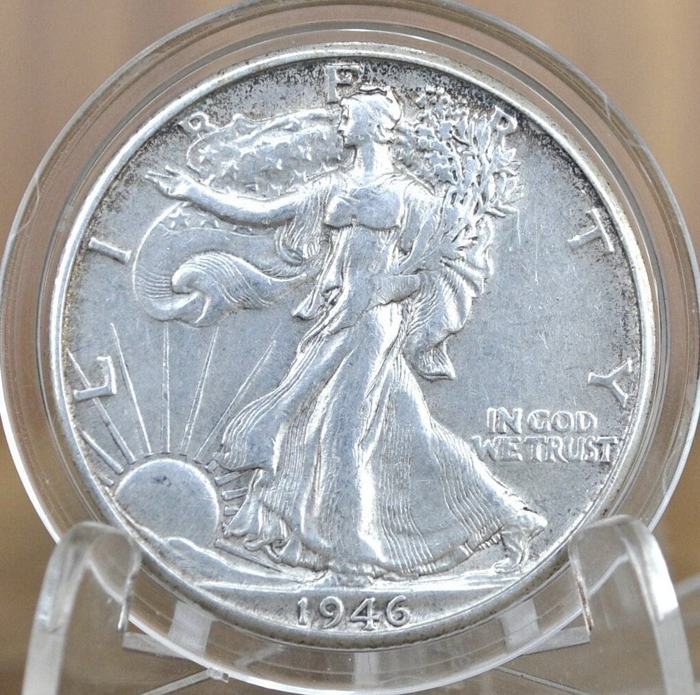 1946-D Walking Liberty Silver Half Dollar - Choose By Grade - Denver Mint - Wwii Era Coin - 1946D / 1946 D Wlh