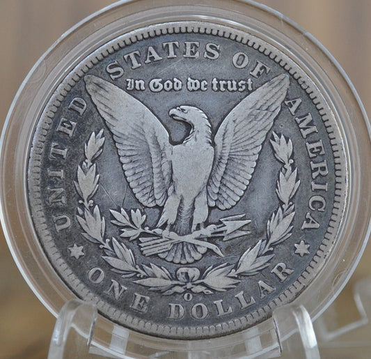 1893-O Morgan Dollar - F (Fine) Grade / Condition - 1893 O Morgan Silver Dollar 1893O Silver Dollar 1893 O Morgan Dollar - Tough Date