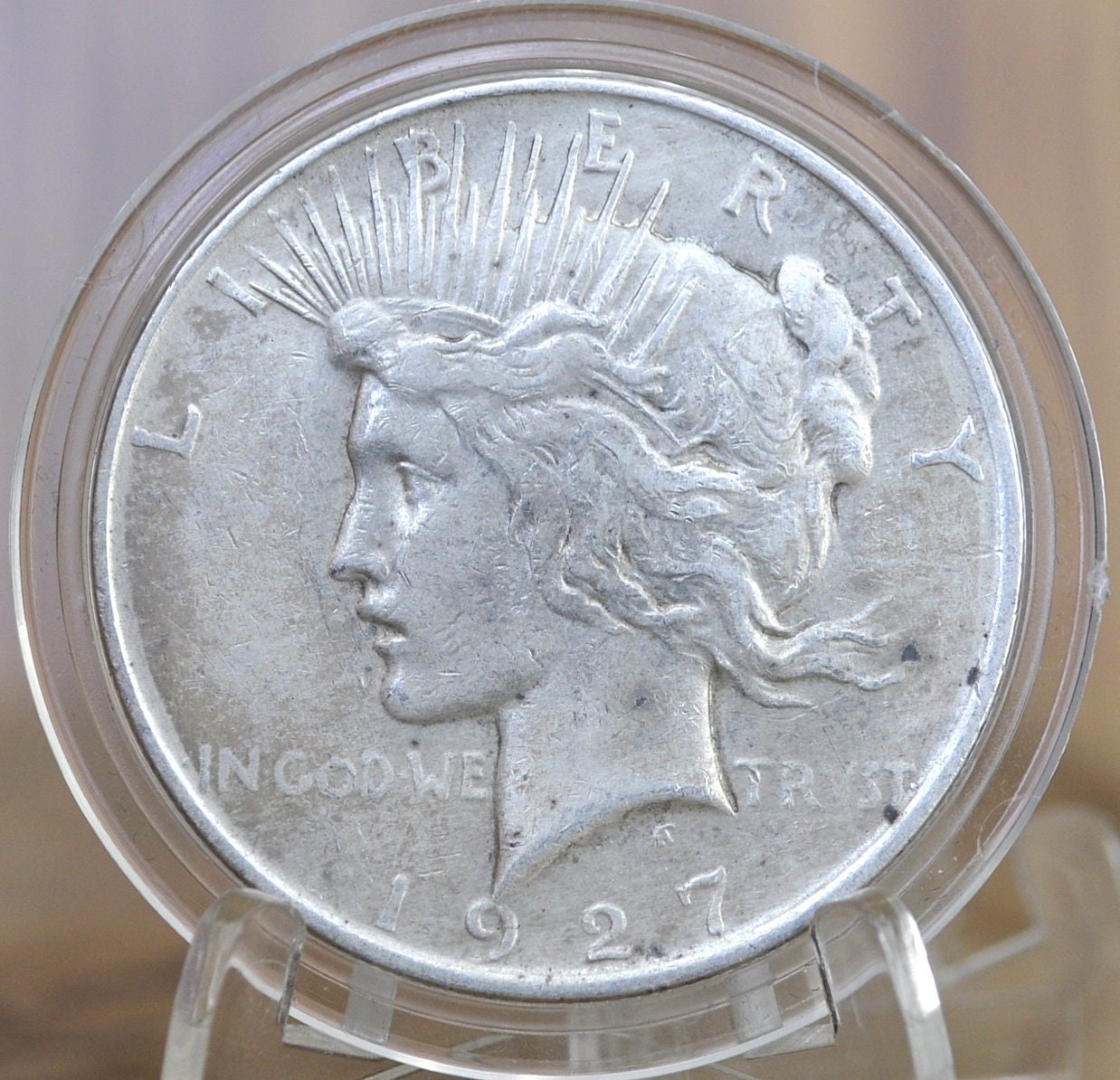 1927-D Peace Silver Dollar - Choose by Grade - Denver Mint - 1927 D Silver Dollar 1927D Peace Dollar Key Date