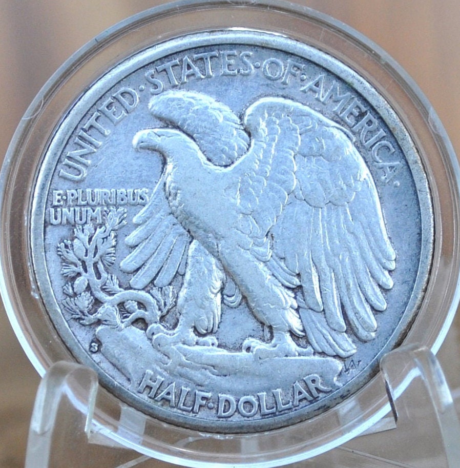 1940-S Walking Liberty Silver Half Dollar - Choose by Grade / Condition - Philadelphia Mint - 1940 S, 1940 P Liberty Walking