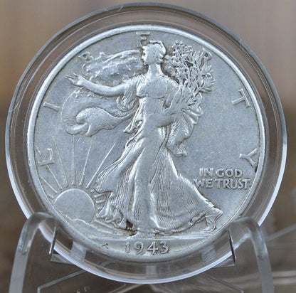 1943 S Walking Liberty Half Dollar - Choose by Grade - 1943 S Half Dollar - WWII Era Half Dollar - 1943 S Silver Half Dollar