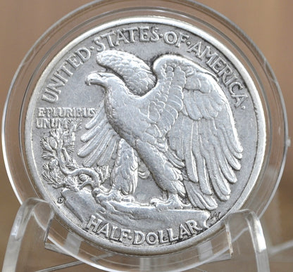 1943-D Walking Liberty Silver Half Dollar - Choose by Grade / Condition - Denver Mint - 1943D, 1943 D WLH