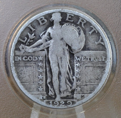 1929-S Standing Liberty Silver Quarter - Choose by Grade / Condition - Great Date - Liberty Standing Liberty Quarter 1929 S