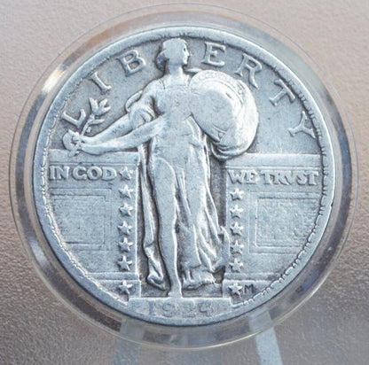 1924 Standing Liberty Quarter - Choose by Grade / Condition - 1924 P Standing Liberty Silver Quarter - Rarer Date Standing Liberty
