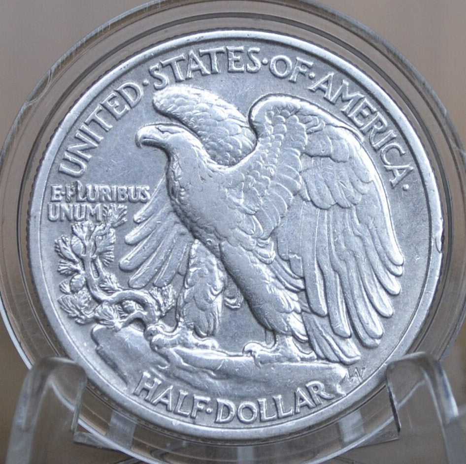 1937 Walking Liberty Silver Half Dollar - XF (Extremely Fine) - Philadelphia Mint - 1937-P Half Dollar 1937 P Half
