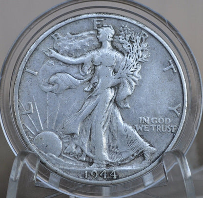 1944-D Walking Liberty Silver Half Dollar - Choose by Grade - Denver Mint - WWII Era Coin - Silver Half Dollar 1944 D WLH