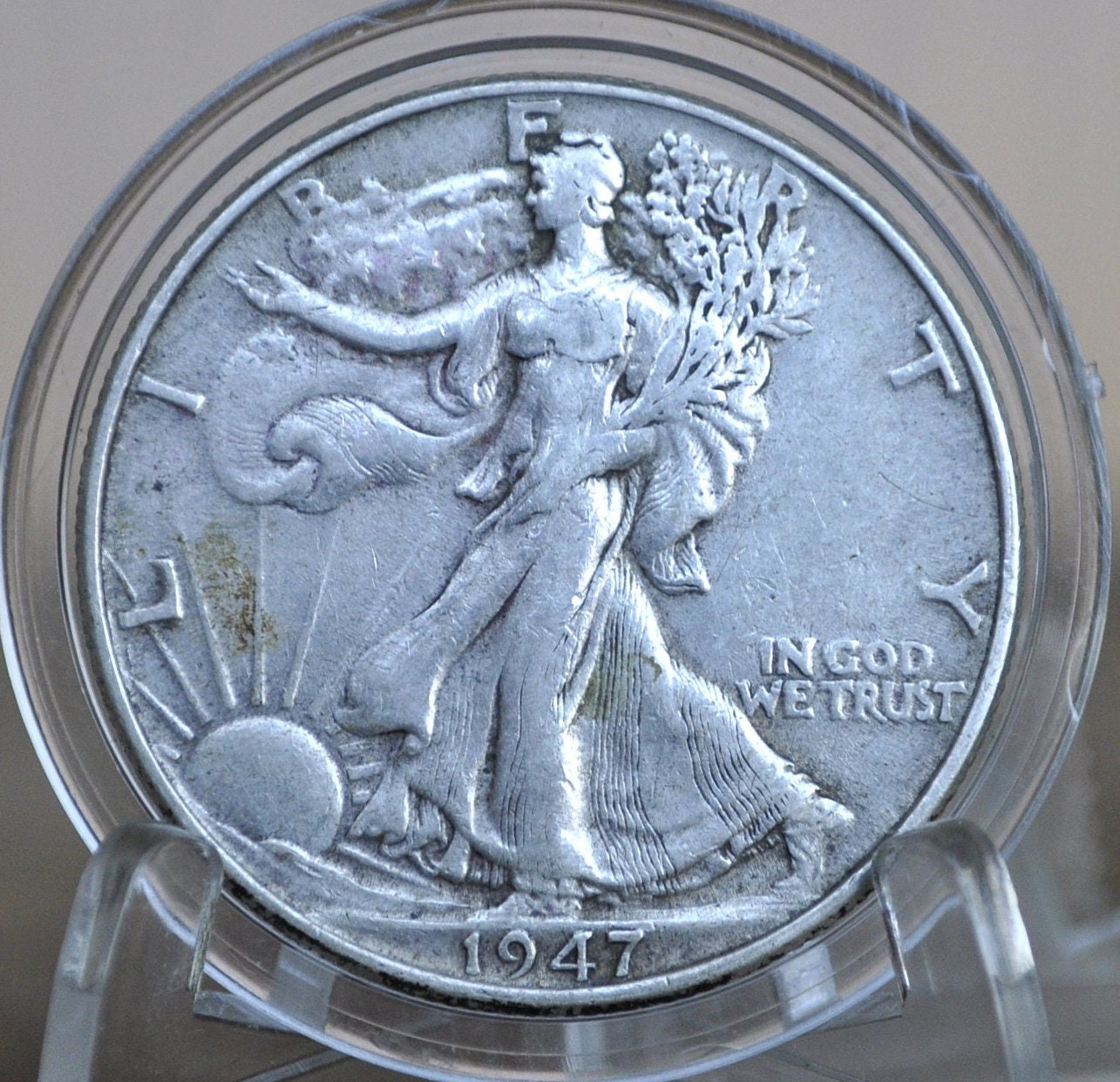 1947 Walking Liberty Silver Half Dollar - Choose by Grade / Condition - Philadelphia Mint - WLH 1947 P Silver / 1947P Liberty Walking Half