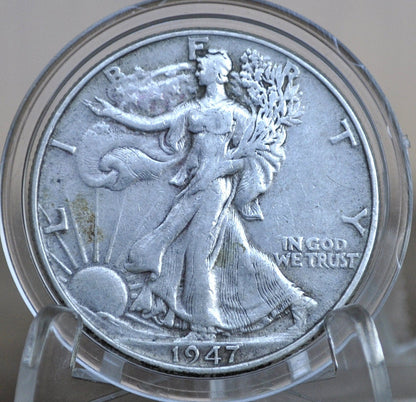 1947 Walking Liberty Silver Half Dollar - Choose by Grade / Condition - Philadelphia Mint - WLH 1947 P Silver / 1947P Liberty Walking Half