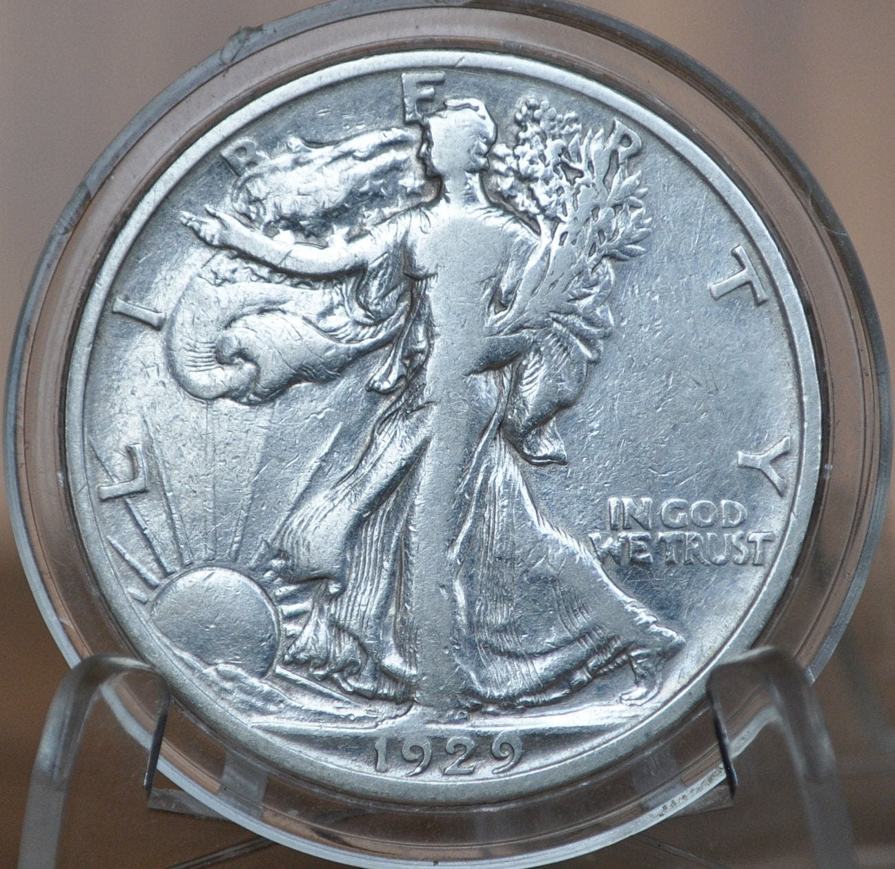 1929-S Walking Liberty Silver Half Dollar - 1929S Half Dollar / 1929 S Wlh - Better Date