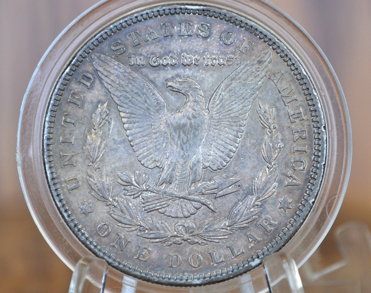 1904 Morgan Silver Dollar - MS63 (Choice Uncirculated), Beautifully Toned - 1904 Morgan Dollar - 1904 Silver Dollar - No Mint Mark - Better