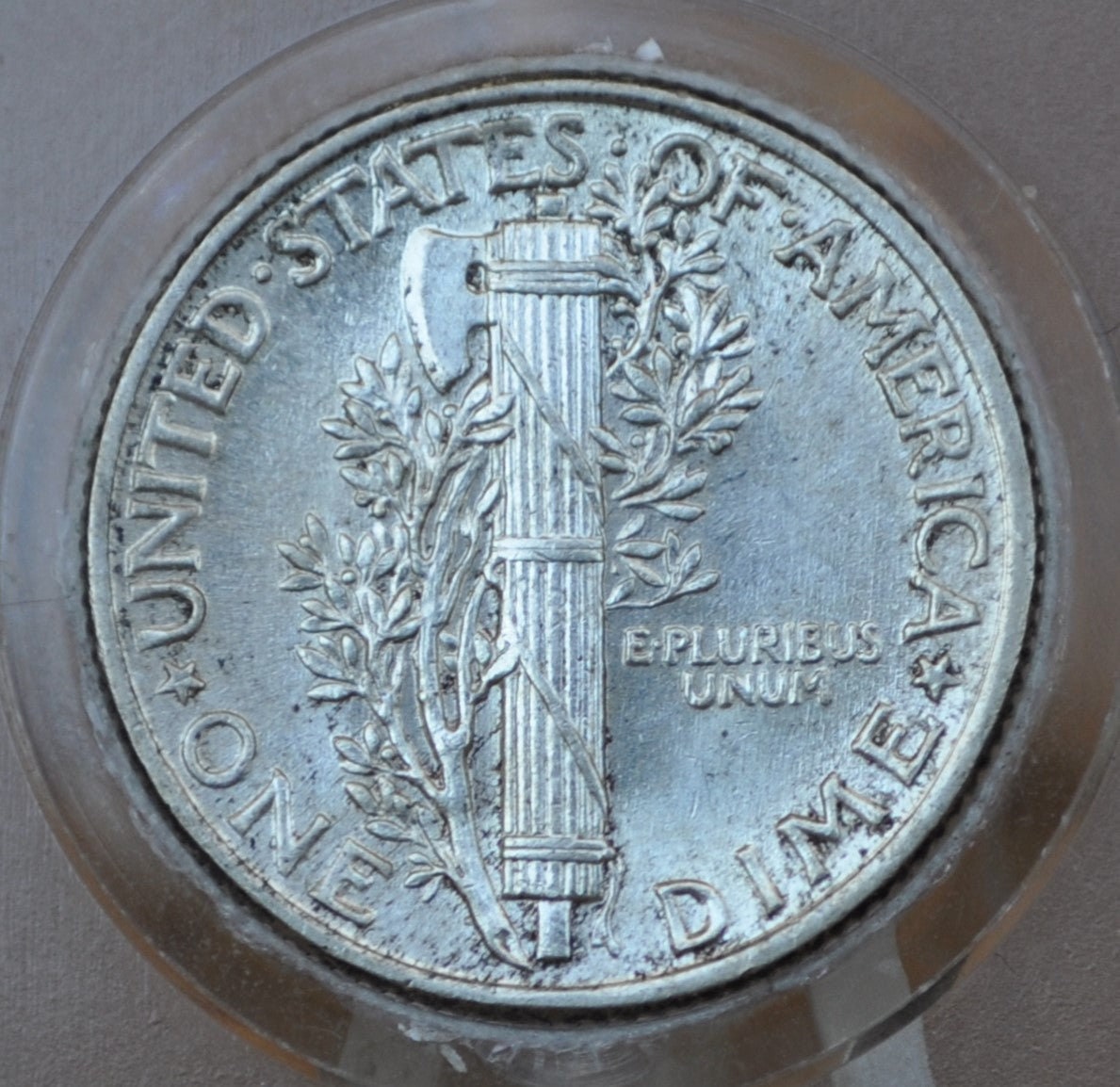 1941 Mercury Dime - MS62 (Uncirculated) Full Split Bands - Philadelphia Mint - 1941 FB Liberty Head Dime - 1941P Mercury Dime Full Band